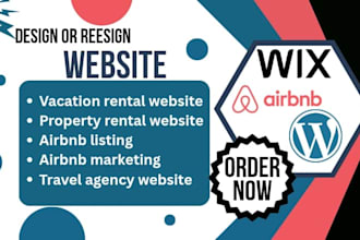 build vacation rental website, airbnb website hotel website lodgify hostaway