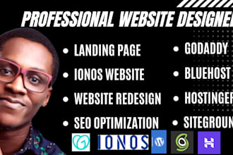 do wordpress website bluehost hostinger website siteground ionos godaddy website