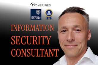 enterprise information security consultant, hipaa, gdpr, iso27001, pci dss, nist