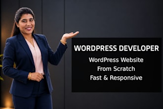 develop a wordpress website