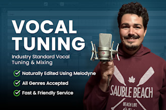 naturally tune and time align all vocals in your song