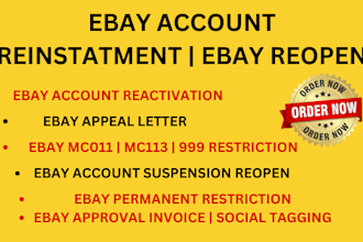 reinstate ebay permanent restriction mc011 mc113 ebay permanent suspension