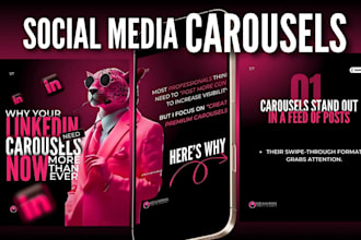 design linkedin carousels that turns viewers into clints