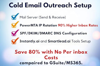 setup private mail server and automate cold email outreach via smartlead ai