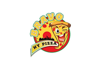 make stand out particular pizza logo