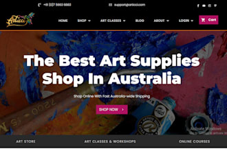 design art website painting store art shop sculpture, canvas, gallery store