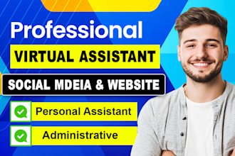 be your social media or wordpress virtual assistant, personal, admin, executive