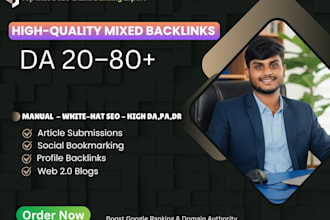link building, high da mixed powerful backlinks