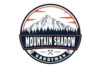 create a custom modern creative handyman logo design