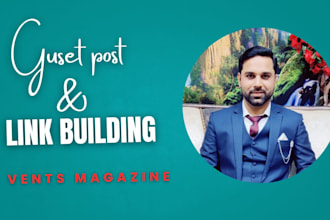 do guest post on vents magazine high da and DR