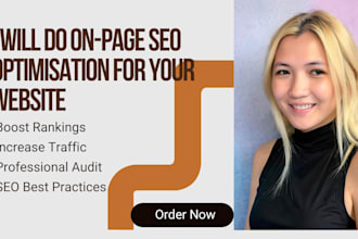 do on page SEO optimisation for your website