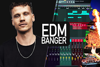 do big room midi melodies and tracks, techno, house, edm for you