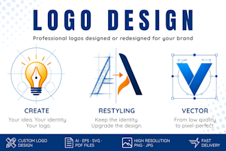 create or restore your professional logo