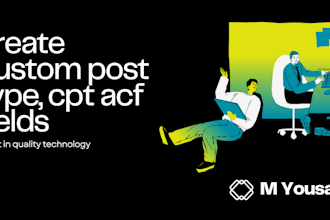 create custom post type, cpt acf fields in wordpress website
