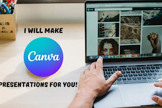 make creative presentation in canva