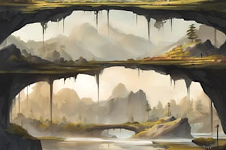 environment concept art landscape design