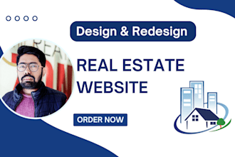 develop a professional website for your real estate business