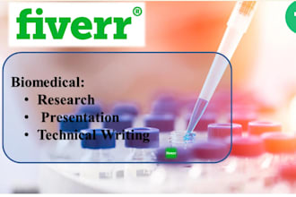 do biomedical research technical and professional article writing