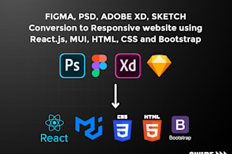 figma to react nextjs remixjs using tailwind css, bootstrap