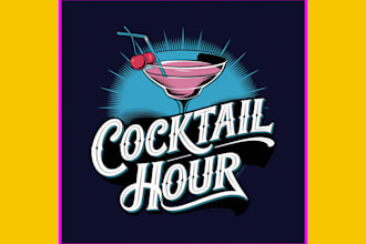 professional custom bar logo design