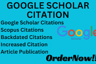 write and publish article boost google scholar  citation backdated citations