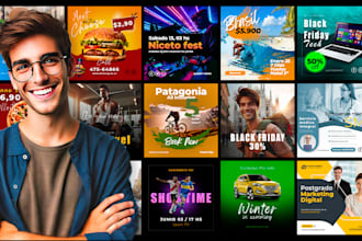 design professional and creative facebook ads and flyers