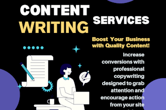 provide SEO content writing services