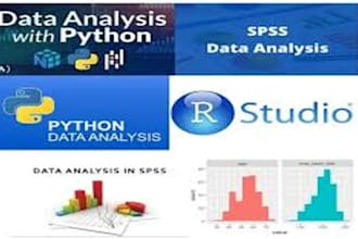 assist in business statistics, probability, regression, spss data analysis