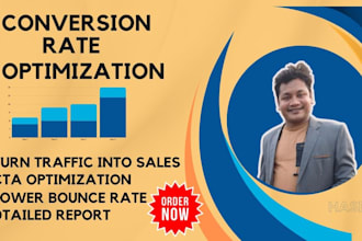 provide best cro service to your website for improve sales ratio