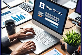 do data entry in excel , data analysis, data excel to PDF
