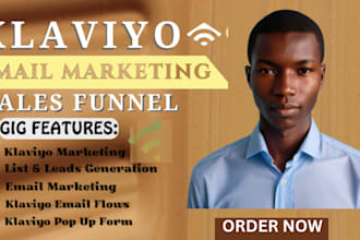 setup shopify marketing klaviyo flows email campaign email marketing klaviyo