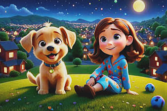 illustrate children book illustration, children picture book illustration