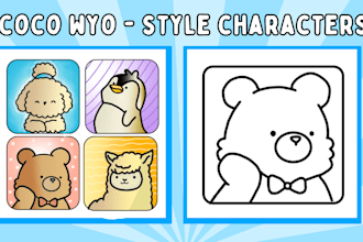 create coco wyo style characters