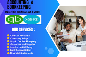 accounting and bookkeeping in quickbooks online and xero