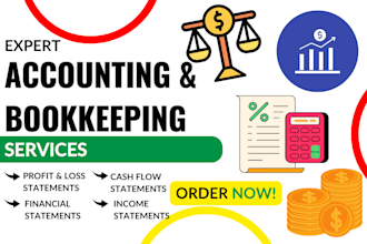 do bookkeeping, start up, clean up and bank reconciliation in quickbooks, xero