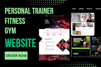 create personal website personal trainer fitness website gym website personal