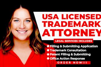 be your licensed trademark application filling, trademark attorney, patent