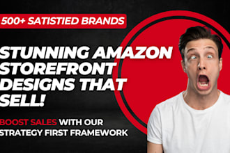 design stunning amazon storefront designs for brands that sell