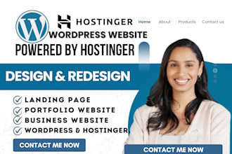 design hostinger website design wordpress hostinger redesign business website