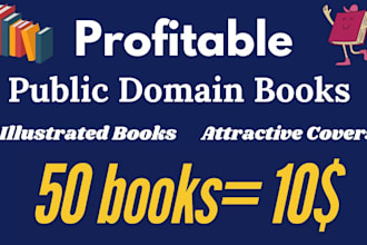 provide you public domain books for KDP
