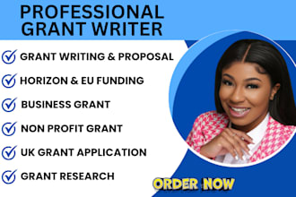 write winning grant proposals for UK, horizon europe, and eu funding application
