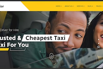 taxi booking website, chauffeur website, car rental website, taxi app, limo web