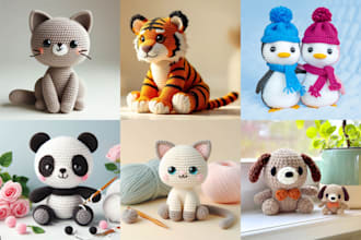 create detailed amigurumi crochet pattern with picture tutorial and video etsy