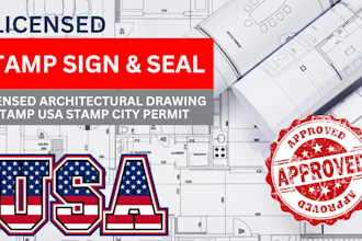 do texas, california, florida pe stamp city permit structural licensed engineer