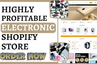 build electronic gadget store phone repair accessories store electronic website