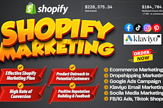 promote shopify store boost shopify sales, tiktok shop shopify virtual assistant