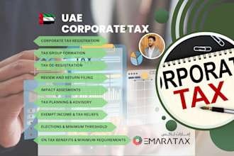 be your uae corporate tax registration, de register, return filing consultant