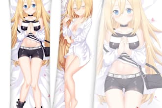 create custom 2d anime, fanart, dakimakura anime, japanese style anime, nsfw