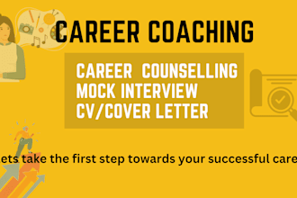 do professional career counselling, career coaching and cv writing