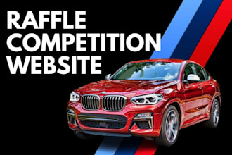 design raffle website competition website giveaway website legal raffle ticket